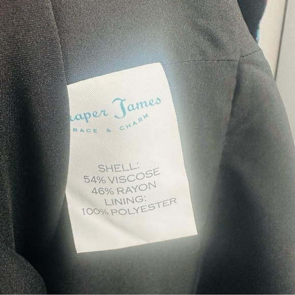 Draper James Dress Mini Long Sleeve Floral Black Green Dainty Work 4 Small - Picture 7 of 8